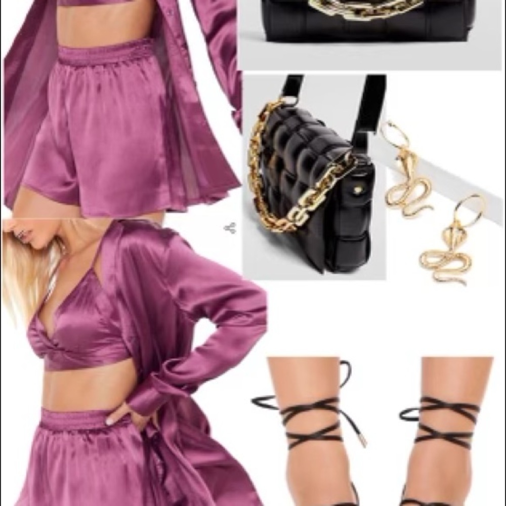 Three Piece Pajama/Short Set